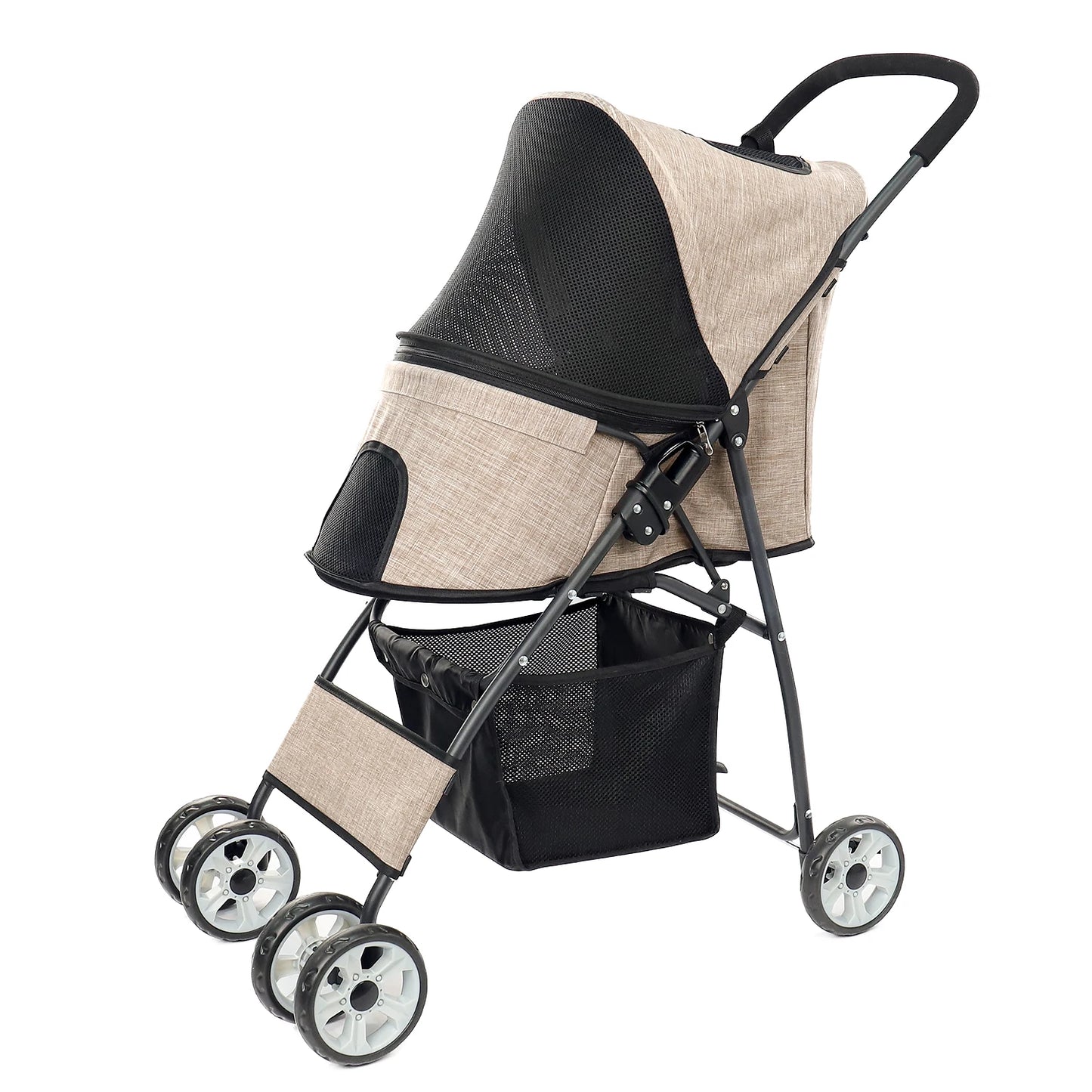 Small Cats & Dogs Pet Trolley,Portable Outdoor Travel Walking - Dog Cat Foldable Pet Stroller Carrier Portable Dog Cat Stroller