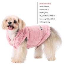 Fleece Warm Cat Costume - Soft Winter Sweater for Small Medium Dogs & Kittens