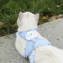 Adjustable Cat Harness & Leash - Soft Breathable Pet Vest - Outdoor Walking Kitten Puppy Travel