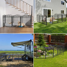 Heavy Duty Dog Playpen - 8 Panel Metal Pet Exercise Pen with Door