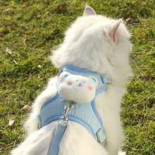 Adjustable Cat Harness & Leash - Soft Breathable Pet Vest - Outdoor Walking Kitten Puppy Travel
