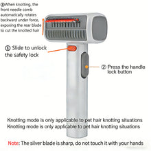 Pet Grooming Comb – FurEase™ 2-in-1 Deshedding & Detangling Comb for Dogs & Cats