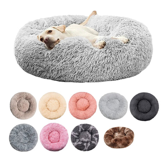 Pet Bed Round– Cozy Plush Bed for Dogs & Cats