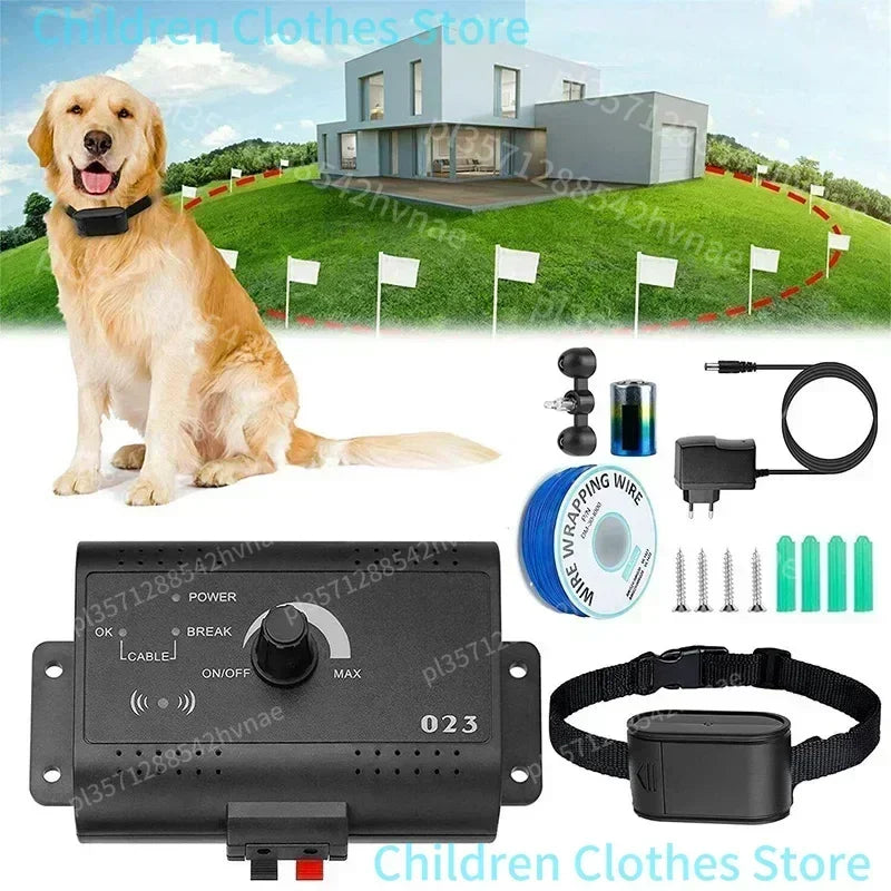 Invisible Wireless Electric Dog Fence System Outdoor Dog Training Remote Control Beep DogShock Collar Electric Pet Fence