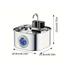 Automatic Cat Water Fountain – 3L Stainless Steel Wireless Rechargeable Pet Water Fountain with Motion Sensor