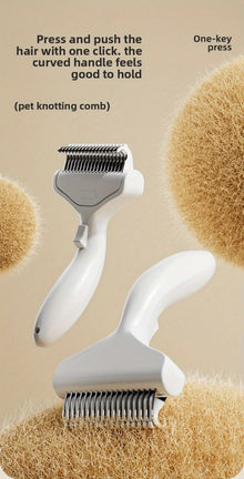 Pet Hair Remover Brush for Dogs & Cats Grooming Self Cleaning