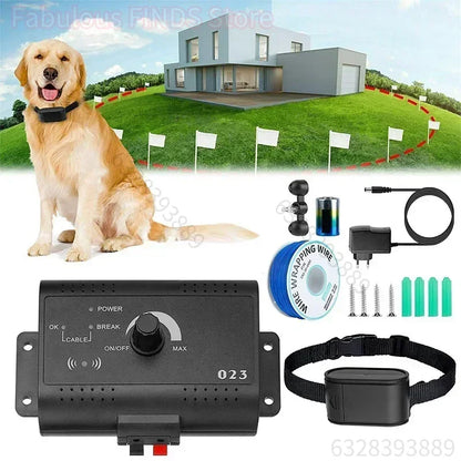 Invisible Wireless Electric Dog Fence System Outdoor Dog Training Remote Control Beep DogShock Collar Electric Pet Fence