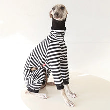 Striped Cotton Dog Pajamas for Italian Greyhounds & Whippets