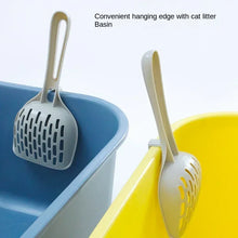 Cat Litter Scoop - Plastic Self-Cleaning Shovel with Base, Kitten Toilet Cleaning Tool