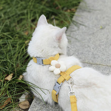 Adjustable Cat Harness & Leash Set - Breathable Small Dog Walking Strap - Pet Accessory