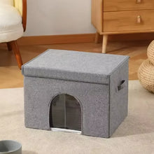 New Summer Cool Cat Nest Portable Foldable Pet Cooling House with Homemade Ice Bag Air Conditioning Cat Nest for Cats