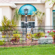 Fence 81cm High x 71cm Wide 4 Panels 1 Gate, Total Length 3.5m No Dig Fence OMetal Dog Playpen – 4-Panel Pet Fence with Gate, Rustproof Outdoor Dog Barrier, 81 cm High, 3.5 m Total Lengthutdoor Rustproof Metal Pet Dog Animal Barrier Bord