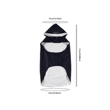 Dog Raincoat Waterproof Hoodie Jacket Rain Poncho Pet Rainwear Clothes with Reflective Stripe for All Sizes Big Puppies