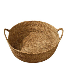 Cool Weave Basket Bed for Cats and Small Dogs Breezy Rattan Retreat
