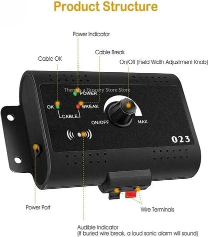 New Invisible Wireless Electric Dog Fence System Outdoor Dog Training Remote Control Beep Dog Shock Collar Electric Pet Fence