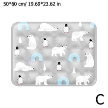 Waterable Pet Ice Pad Summer Cooling Dog Cold Mat Cat Ice Silk Mat Breathable Dogs Cats Pet Mat Cooling Supplies Pet Ice Pad