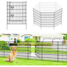 Fence 81cm High x 71cm Wide 4 Panels 1 Gate, Total Length 3.5m No Dig Fence OMetal Dog Playpen – 4-Panel Pet Fence with Gate, Rustproof Outdoor Dog Barrier, 81 cm High, 3.5 m Total Lengthutdoor Rustproof Metal Pet Dog Animal Barrier Bord
