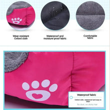 Large Orthopedic Dog Bed – Soft Washable Plush Pet Sofa for Medium & Large Dogs, Warm Cat Bed
