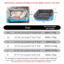 Large Orthopedic Dog Bed – Soft Washable Plush Pet Sofa for Medium & Large Dogs, Warm Cat Bed