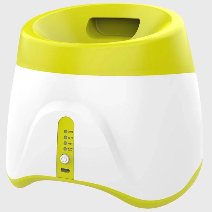 Interaktiver Tennisball-Wurfautomat für Hunde – Automatisches Ballspielzeug für Bewegung und Spielspaß
