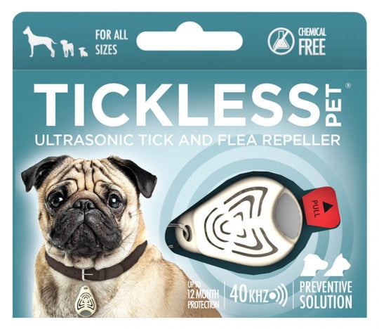 Zeckenschutz Ultraschallgerät für Hunde und Katzen – ohne Chemie, 1 Stück, pink – Tickless