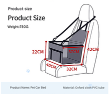 NNEDSZ Pink Portable Pet Car Seat for Dogs and Cats - Adjustable Car Seat Cover, Pet Travel Car Carrier with Safety Belt