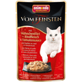 Katzennassfutter vom Feinsten mit Hühnchenfilet & Rindfleisch in Tomatensauce 50g, 18er Pack | Animonda Cat