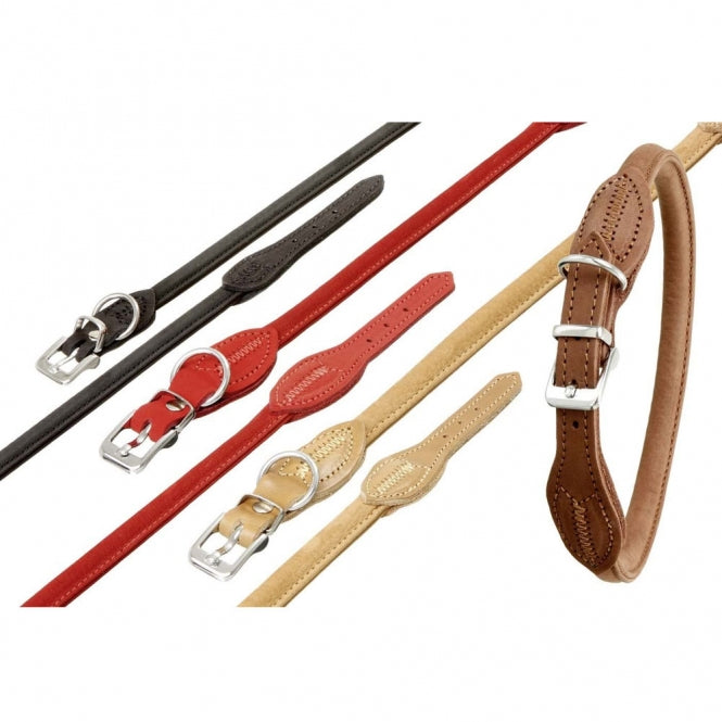 Hundehalsband – Buffalo Rund Schwarz, 60cm / 10mm