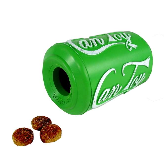 Kauspielzeug für Hunde – Can Toy Medium aus Naturkautschuk, made in USA, Lila – Bild 3