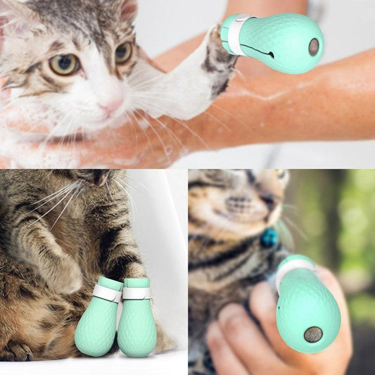 Pfotenpflege-Set für Katzen aus Silikon