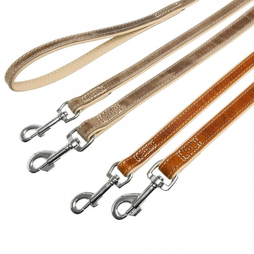 Hundeleine – Comfort, Braun, 100cm / 14mm