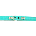 Hundehalsband – Cropue Bone Türkis, XS – Bild 2