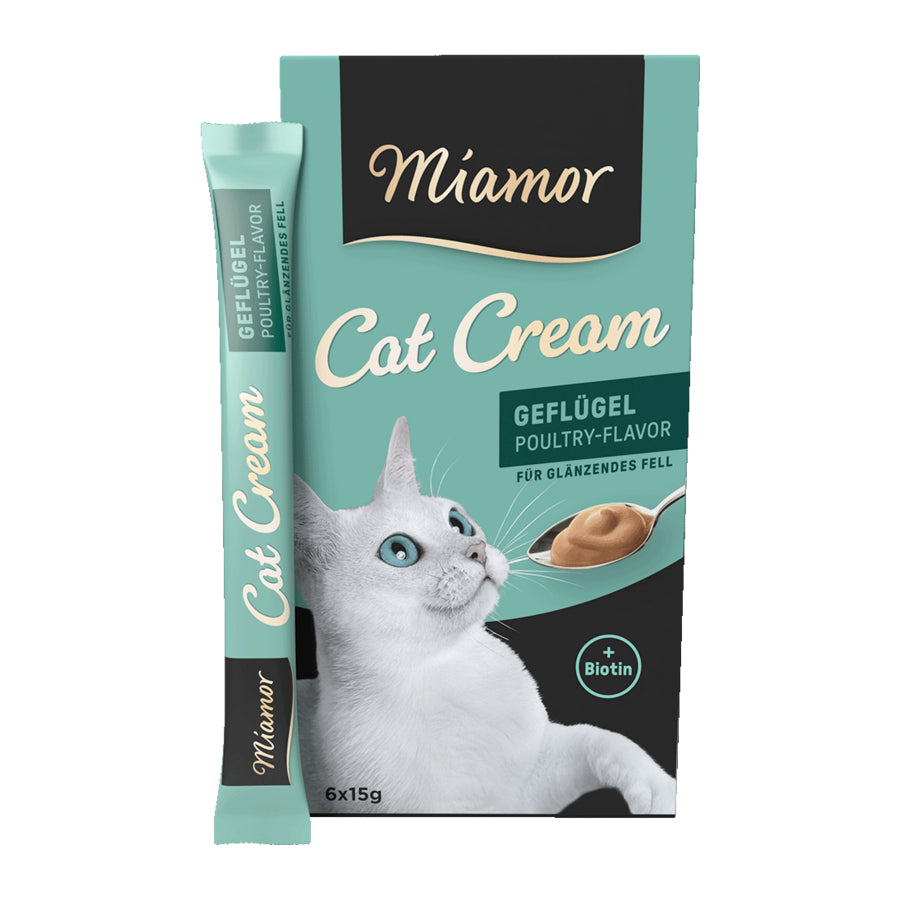 Katzenpaste Geflügel-Cream 6x15g – Miamor