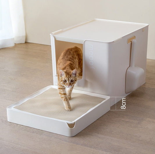 Katzenstreu-Matte mit Wellenprofil und rutschfester Basis