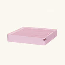 Curved Wave Cat Litter Trapping Mat with Non-Slip Base