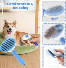 Pet Grooming Kit 7-Piece – Brush, Nail Clipper, Flea Comb & More