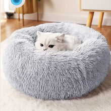 Plush Calming Cat Bed – Soft Warm Sleeping Nest for Cats & Small Dogs