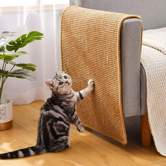 Kratzmatte für Katzen aus Natursisal
