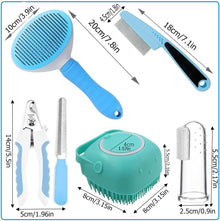 Pet Grooming Kit 7-Piece – Brush, Nail Clipper, Flea Comb & More