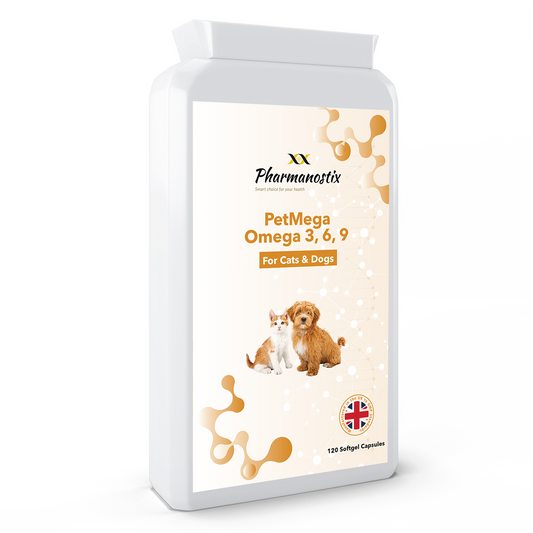 PetMega Omega 3-6-9 Kapseln für Hunde und Katzen