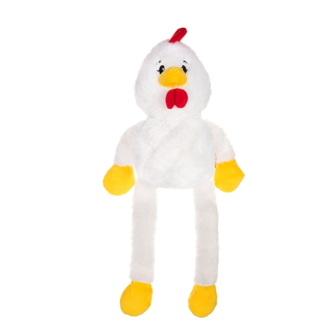 Plüschspielzeug für Hunde – Pulldozers Chuck das Huhn