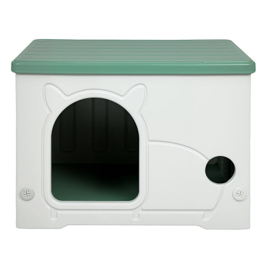 Pawz Outdoor Indoor Dogs Kennel Plastic Puppy Pet House