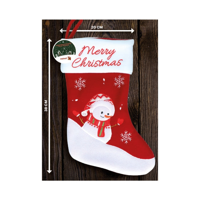 Wurfspielzeug für Hunde – Weihnachtssocke Christmas Stocking Snowman – Bild 2