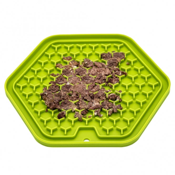 Intelligenzspielzeug für Hunde – Ladi Mat Schleckplatte Hexagon – Bild 2