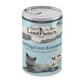 Katzennassfutter Cat Adult Schlemmertopf mit Geflügel & Krabben 400 g, 6er Pack | Landfleisch