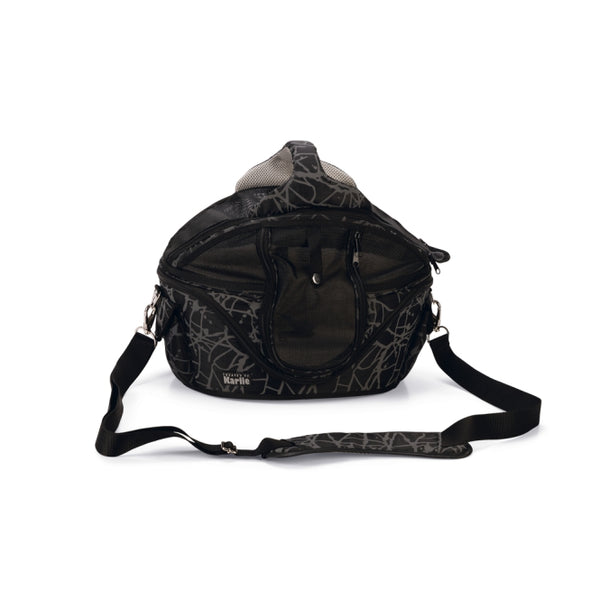 Tragetasche für Hunde – Shopper De Luxe, Größe S, Schwarz