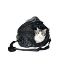 Tragetasche für Hunde – Shopper De Luxe, Größe S, Schwarz – Bild 3