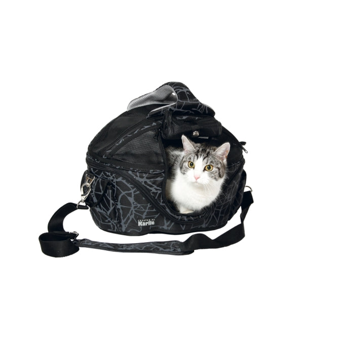 Tragetasche für Hunde – Shopper De Luxe, Größe S, Schwarz – Bild 3