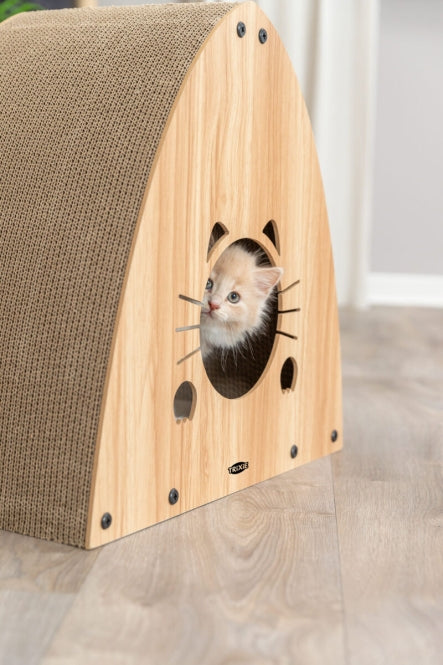 Kratzhaus für Katzen – aus MDF/Pappe – Bild 5