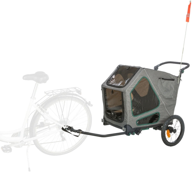 Fahrrad-Anhänger – für große Hunde mit Federung – Bild 14